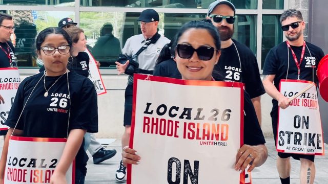 Food and Beverage Workers Stand Strong in Rhode Island Airport Strike