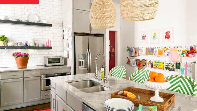 Transform Your Kitchen with Kid’s Art: A Creative Wallpaper Solution